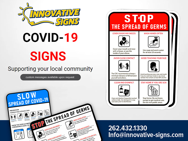 Covid-19 signage