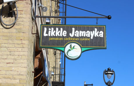likkle jamayka restaurant custom sign