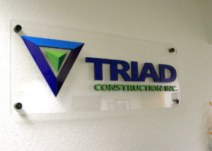 Triad construction sign