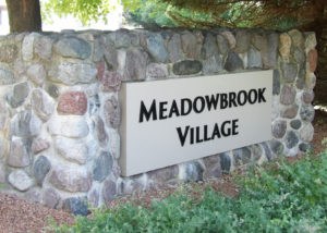 meadowbrook village sign
