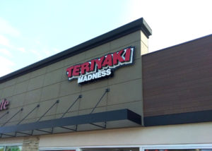 teriyaki madness business sign