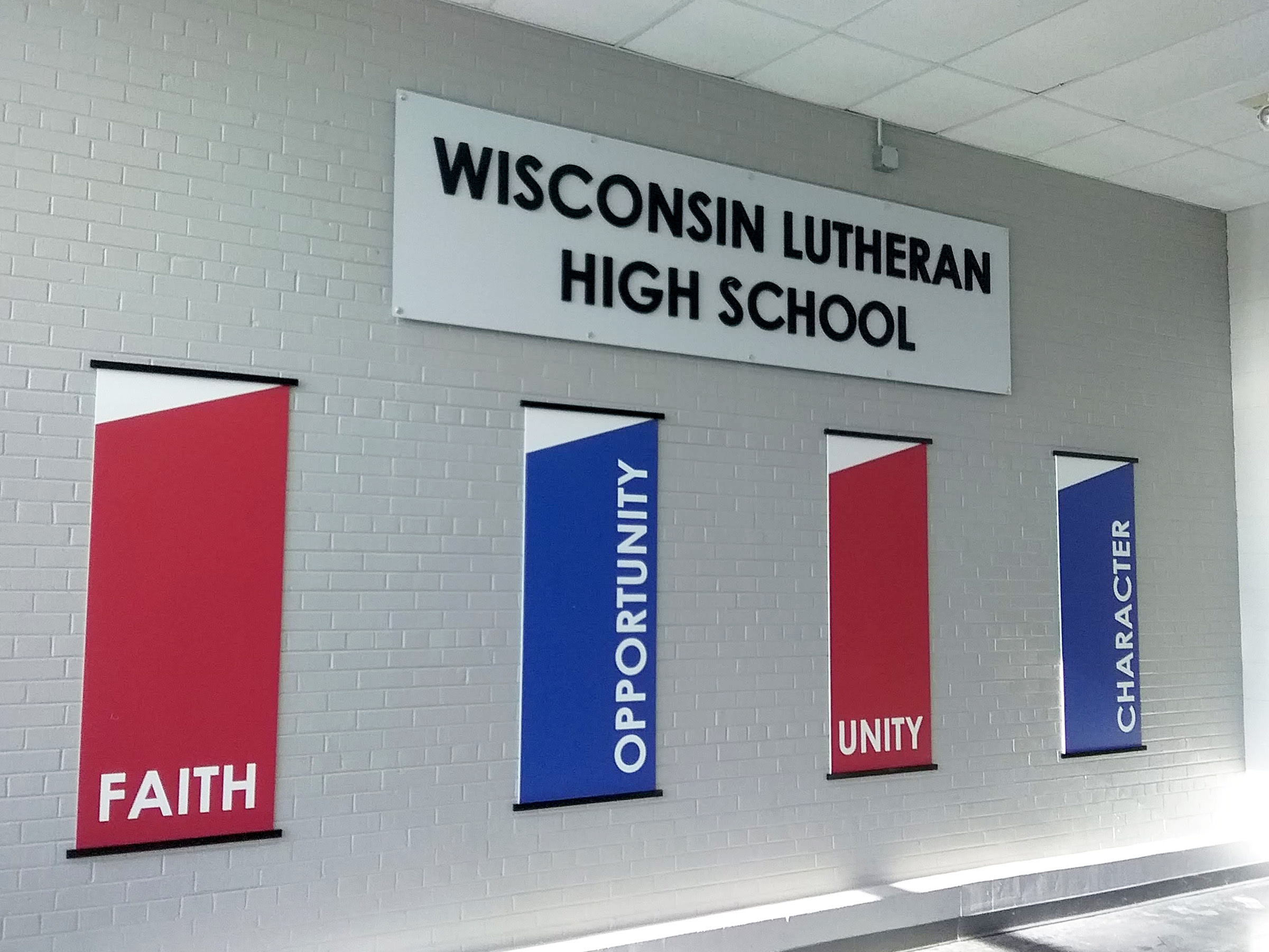 wisconsin lutheran high school sign