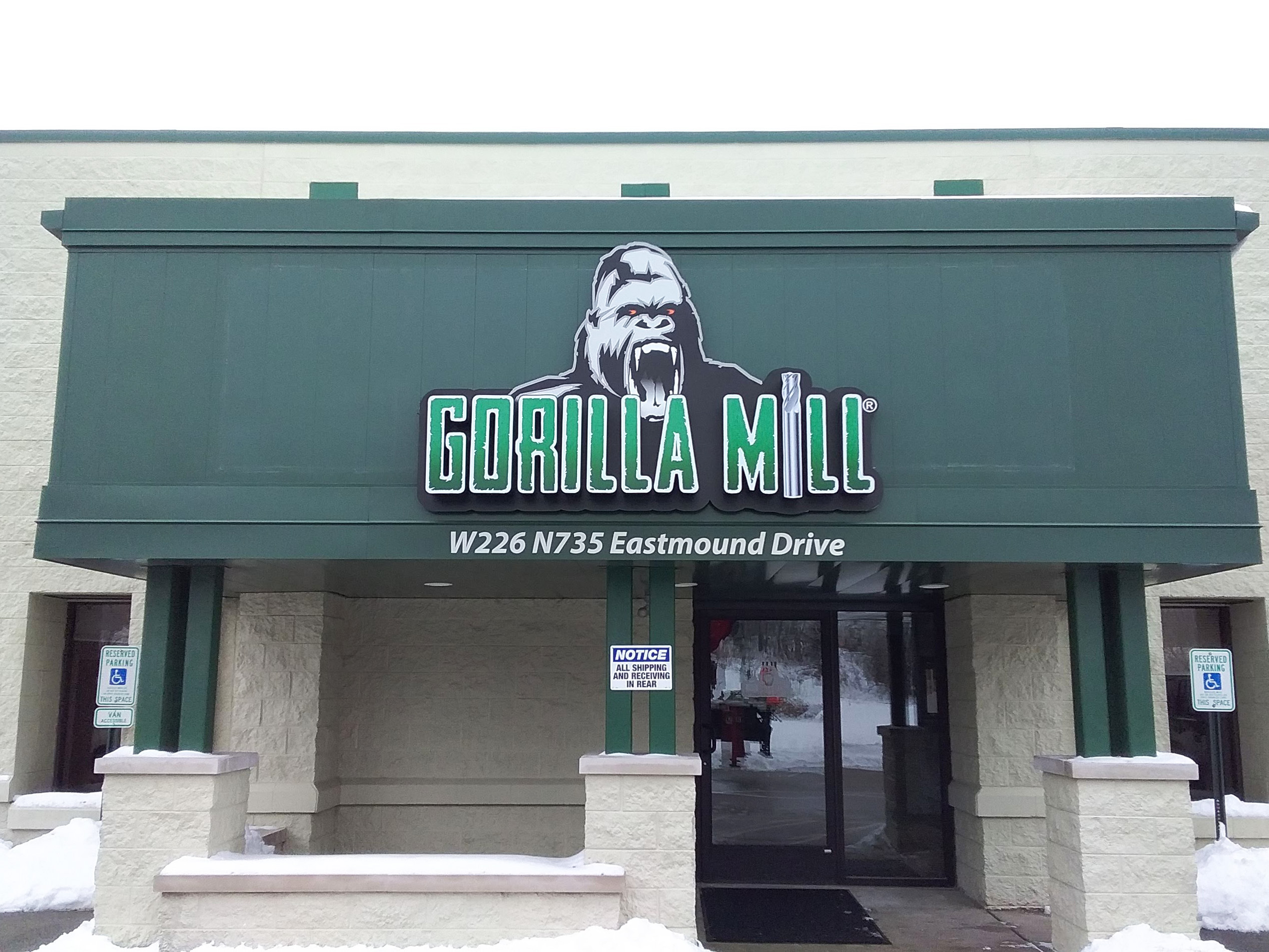 gorilla mill sign