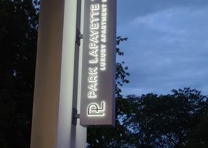 park lafayette towers signage