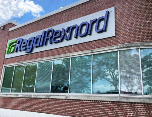 Regal Rexnord Channel Letters on Pan