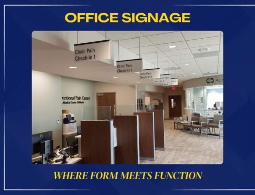 Office Sign Aesthetics: Where Form Meets Function