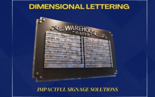 Dimensional Lettering - Signs with Raised Letters