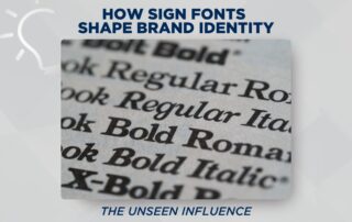 How Sign Fonts Shape Brand IDentity