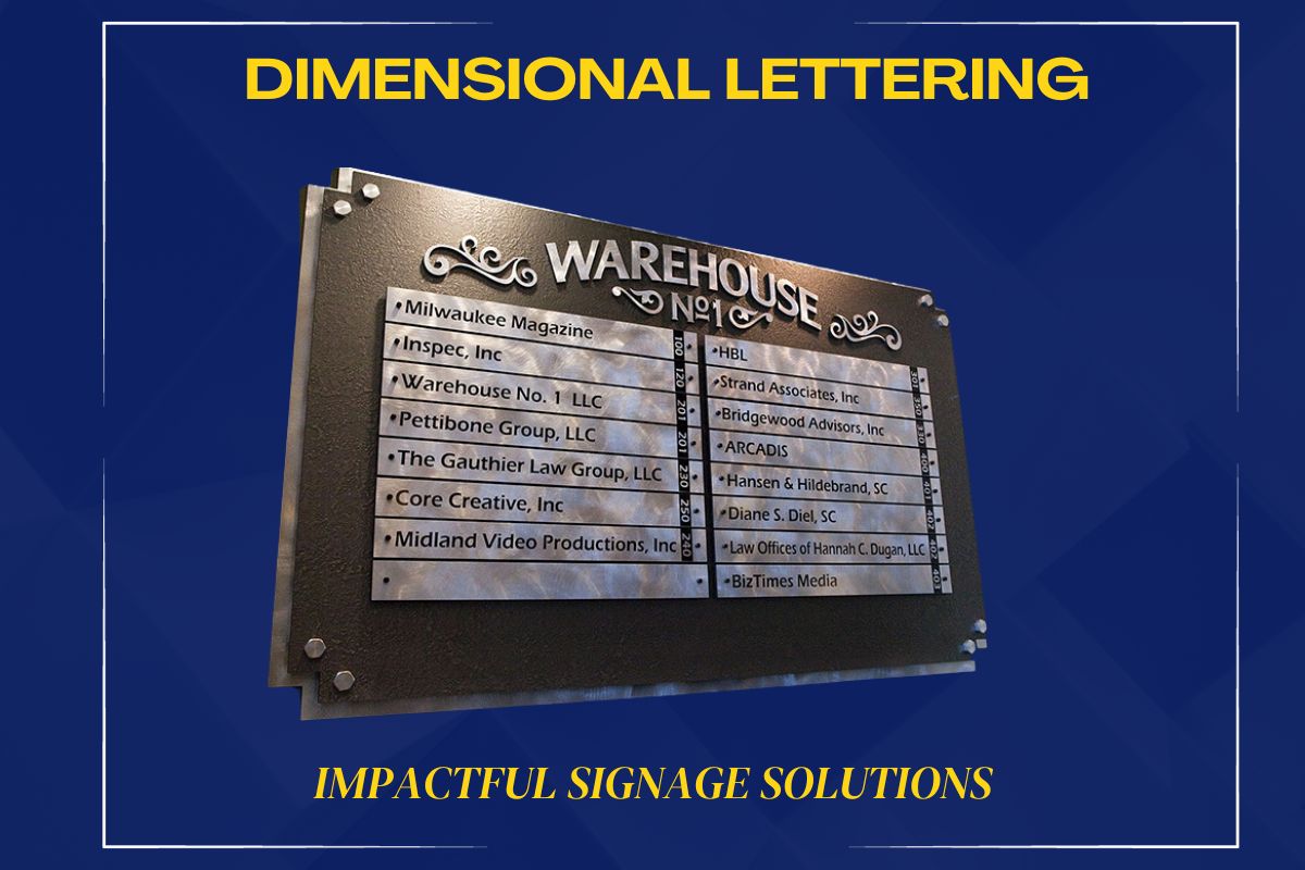Dimensional Lettering - Signs with Raised Letters