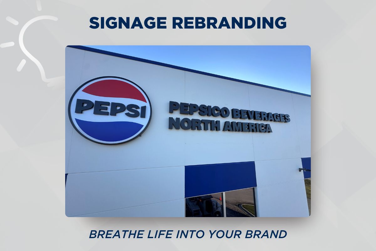 Rebranding Signage for Pepsico