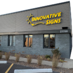Exterior view of Innovative Signs location.