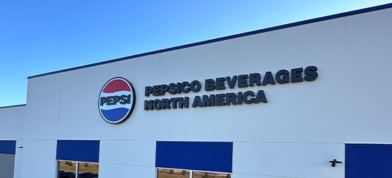 Custom Channel Letters for Pepsico