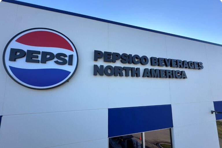 Signage rebrand for Pepsico