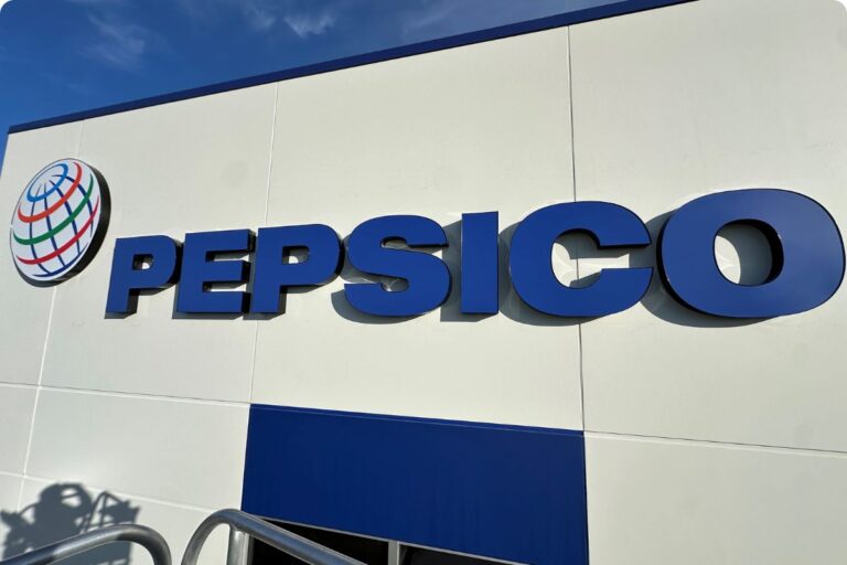 A channel letter sign for Pepsico.