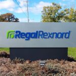 A monument sign for Regal Rexnord