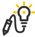 design gets developed icon